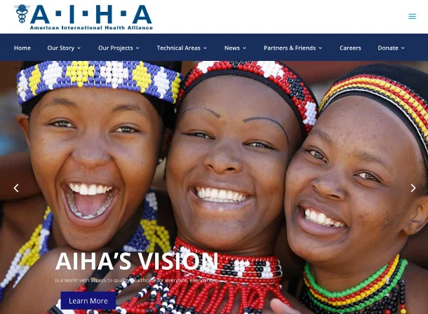 American International Health Alliance (A.I.H.A.) website