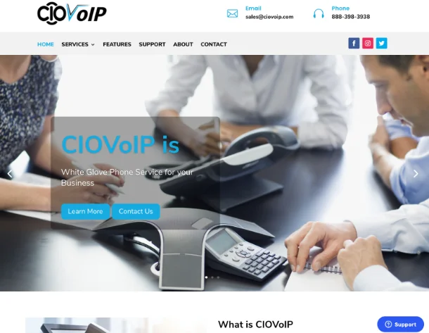 CIOVoIP website