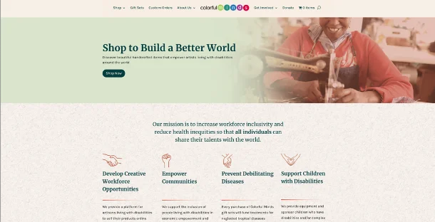 Colorful Minds website